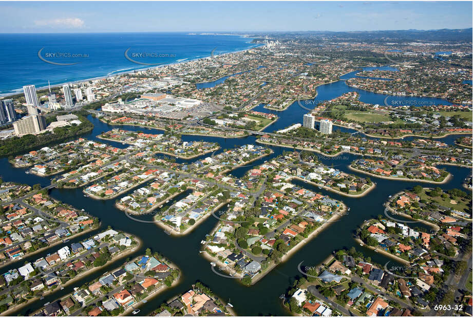 Aerial Photo Broadbeach Waters QLD Aerial Photography