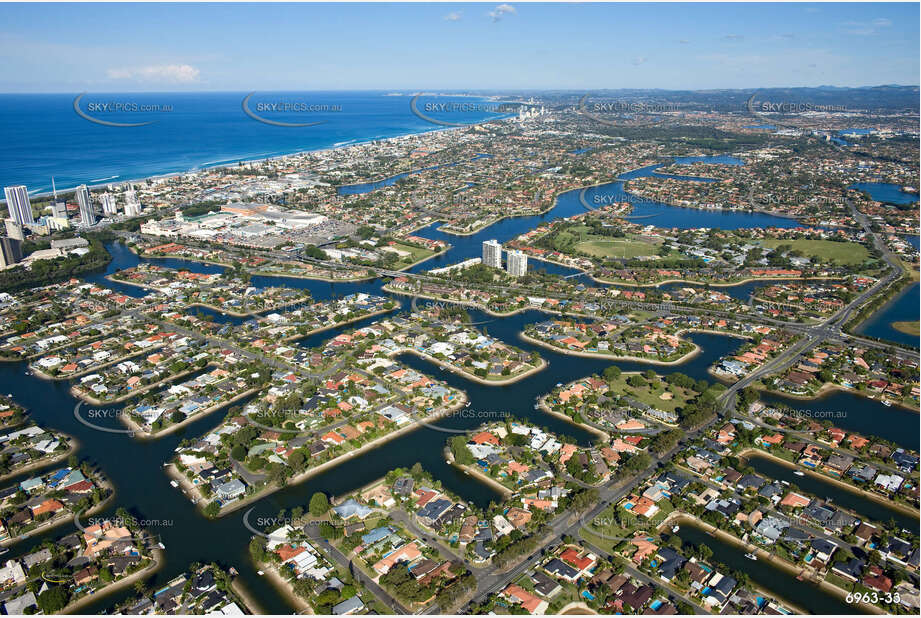 Aerial Photo Broadbeach Waters QLD Aerial Photography