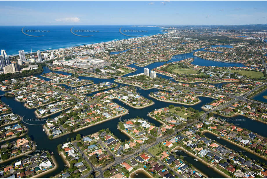 Aerial Photo Broadbeach Waters QLD Aerial Photography