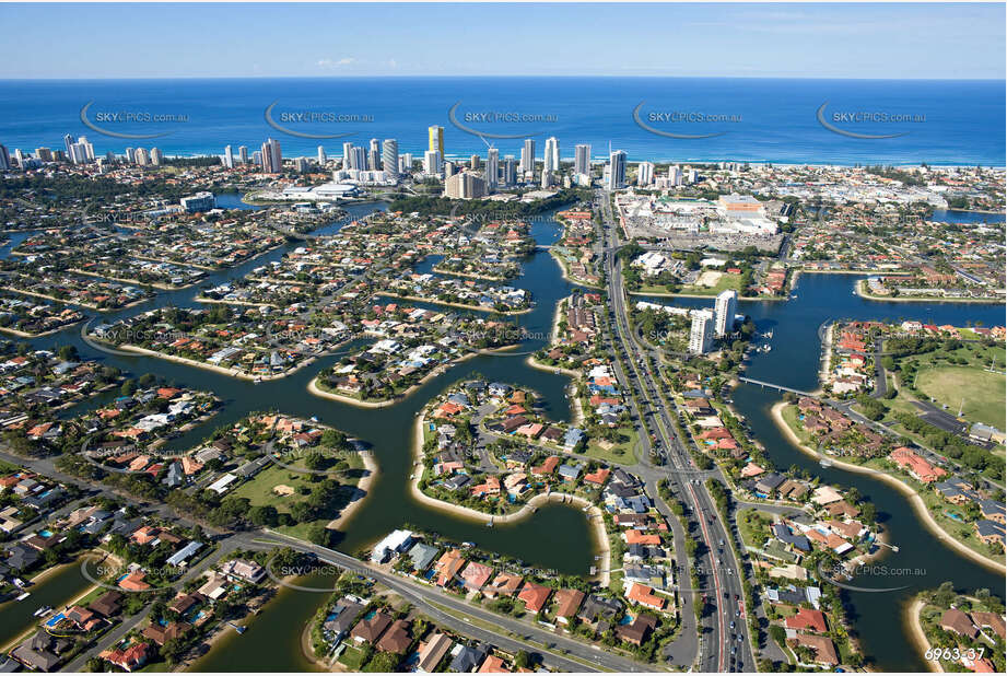 Aerial Photo Broadbeach Waters QLD Aerial Photography