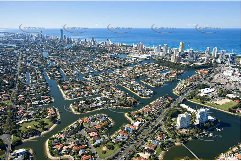 Aerial Photo Broadbeach Waters QLD Aerial Photography