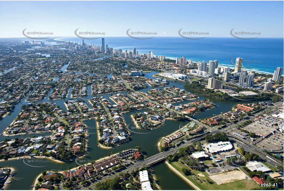 Aerial Photo Broadbeach Waters QLD Aerial Photography