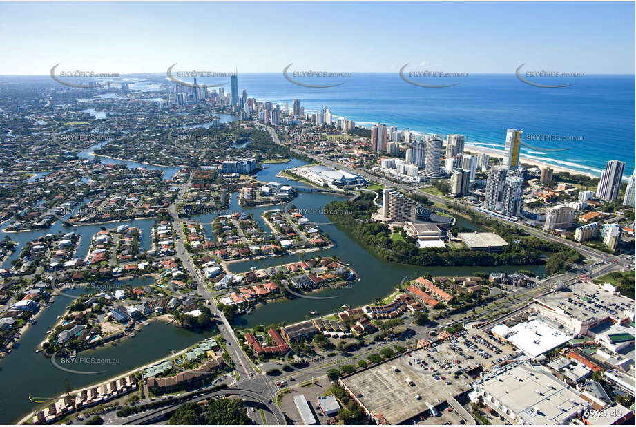 Aerial Photo Broadbeach Waters QLD Aerial Photography