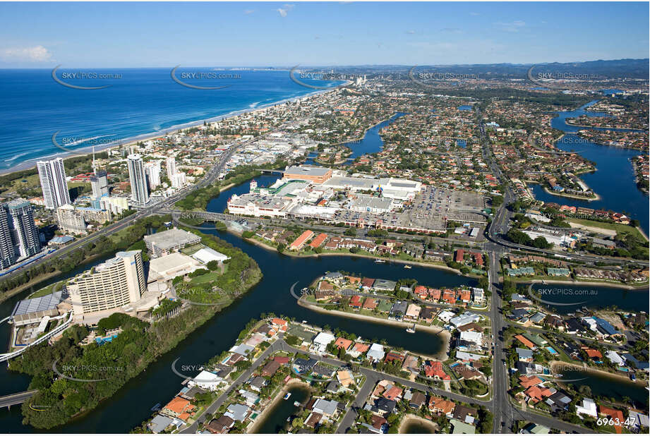 Aerial Photo Broadbeach Waters QLD Aerial Photography