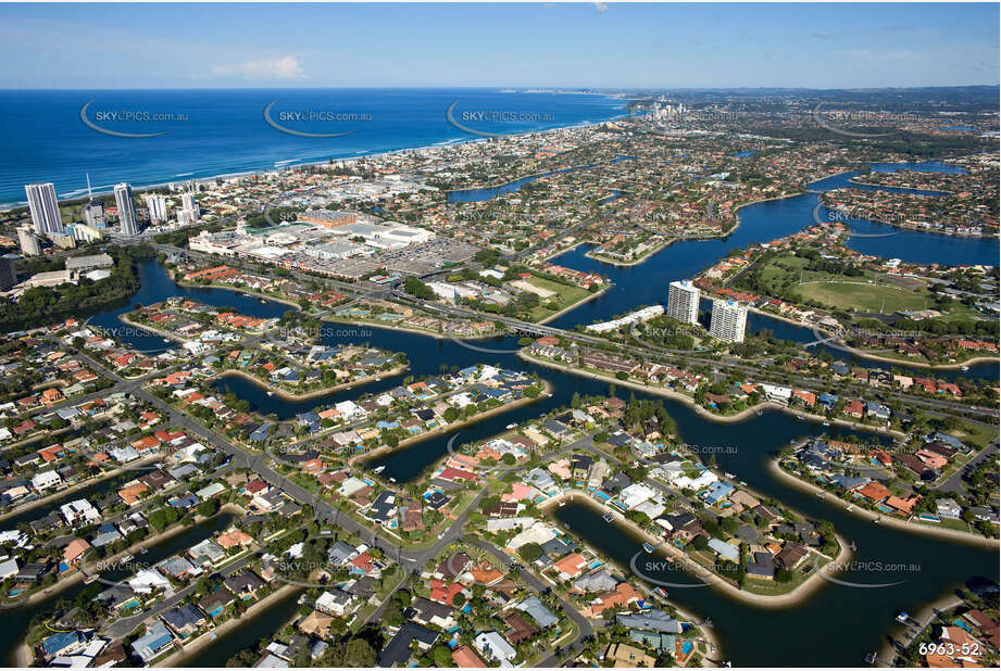 Aerial Photo Broadbeach Waters QLD Aerial Photography