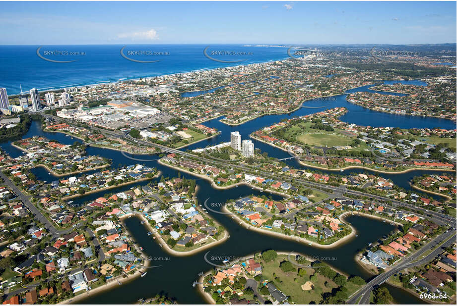 Aerial Photo Broadbeach Waters QLD Aerial Photography