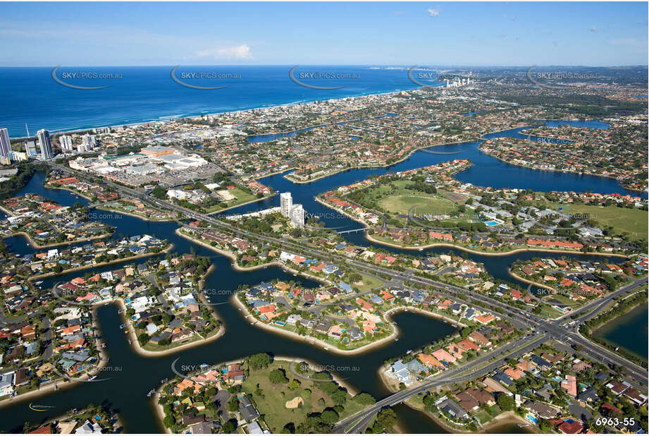 Aerial Photo Broadbeach Waters QLD Aerial Photography