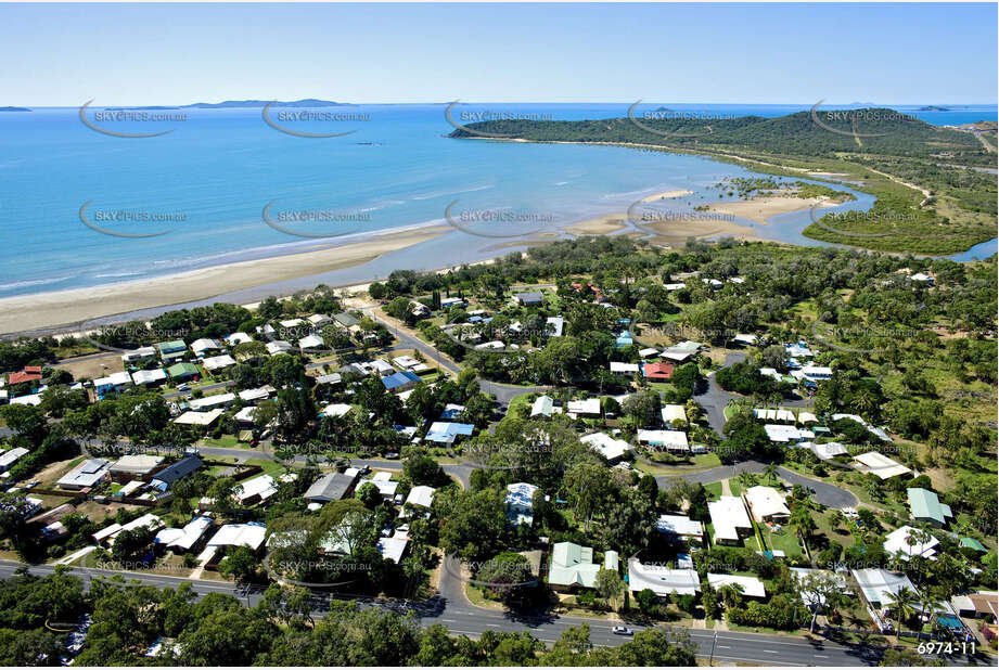 Aerial Photo Kinka Beach QLD Aerial Photography