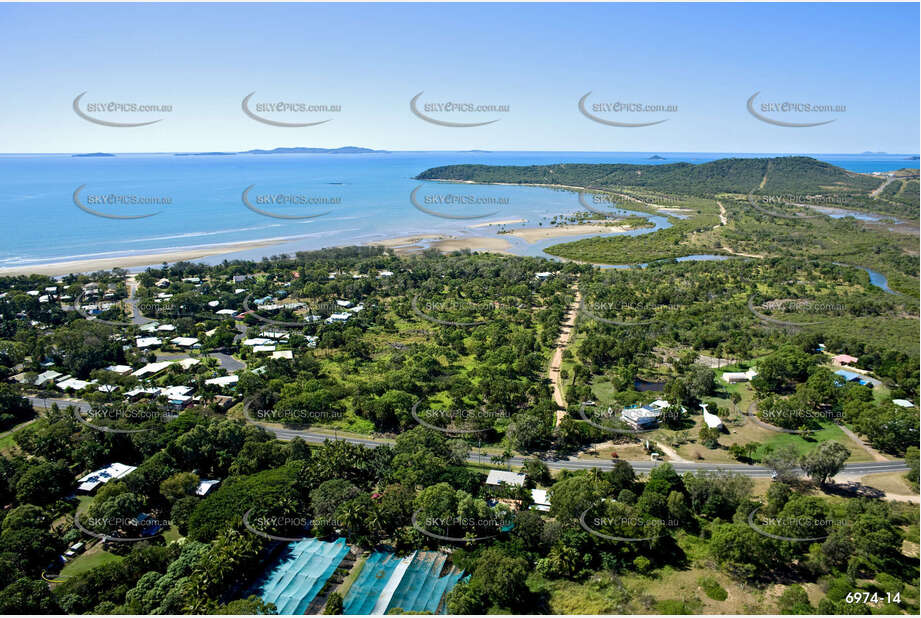 Aerial Photo Kinka Beach QLD Aerial Photography