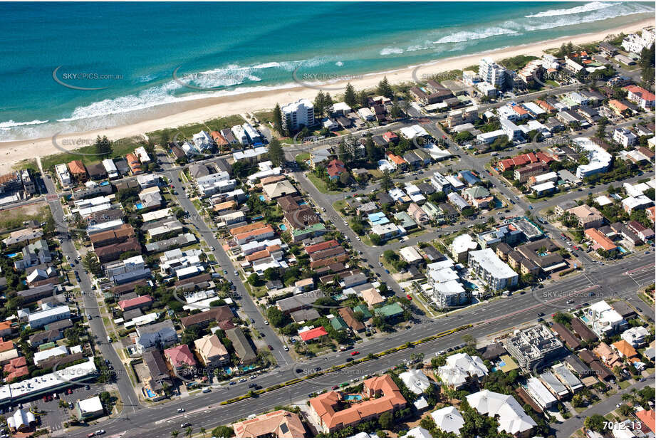 Aerial Photo Mermaid Beach QLD Aerial Photography