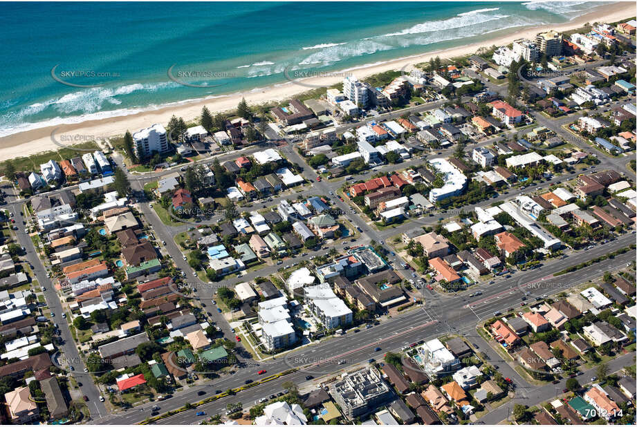 Aerial Photo Mermaid Beach QLD Aerial Photography