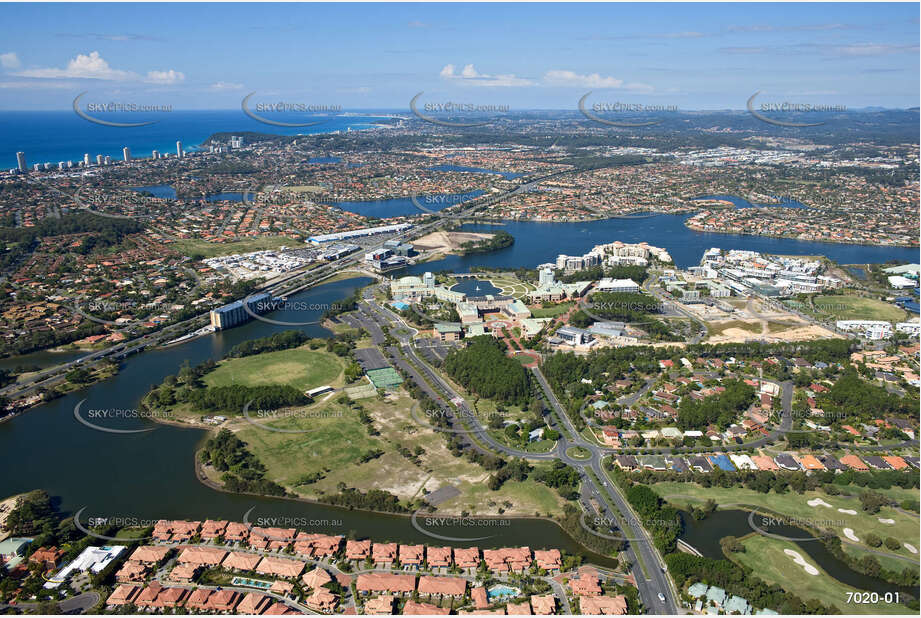 Aerial Photo Varsity Lakes QLD Aerial Photography