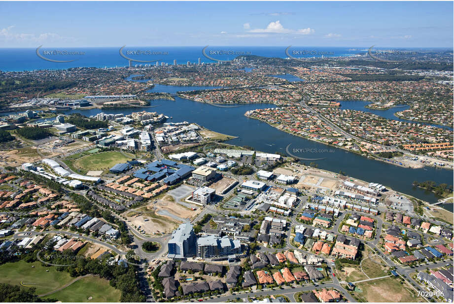 Aerial Photo Varsity Lakes QLD Aerial Photography