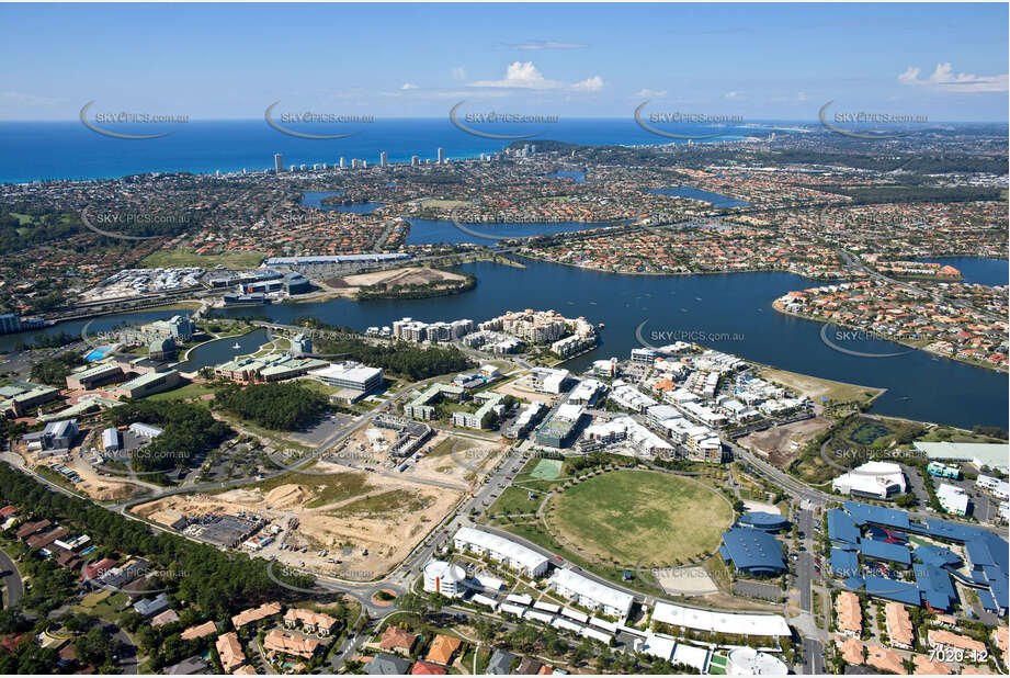 Aerial Photo Varsity Lakes QLD Aerial Photography