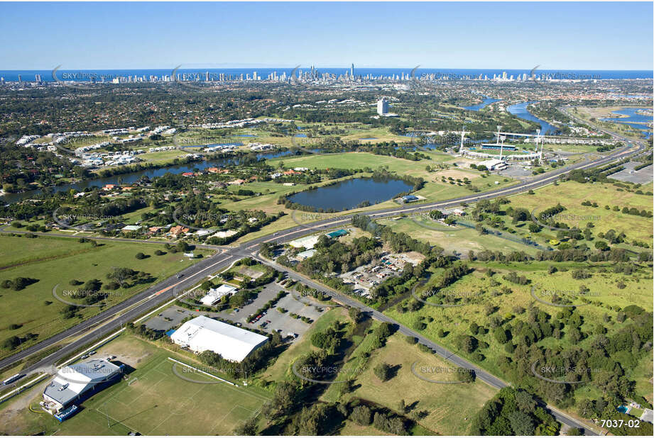 Aerial Photo Carrara QLD Aerial Photography