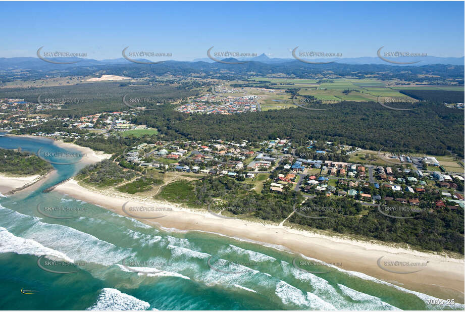 Aerial Photo Pottsville NSW Aerial Photography