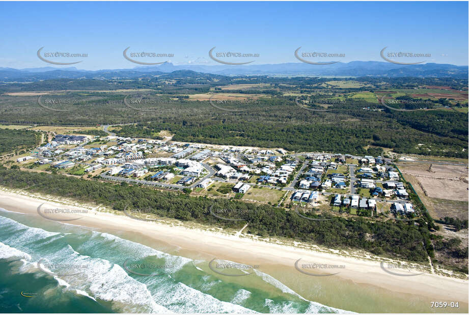 Aerial Photo Casuarina Beach NSW Aerial Photography