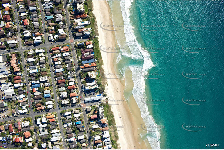 Vertical Aerial Photo Mermaid Beach QLD Aerial Photography