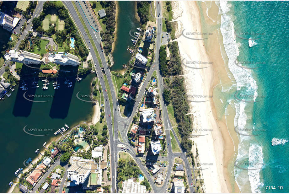 Vertical Aerial Photo Surfers Paradise QLD Aerial Photography