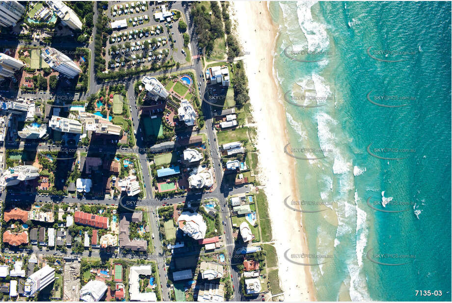 Vertical Aerial Photo Main Beach QLD Aerial Photography