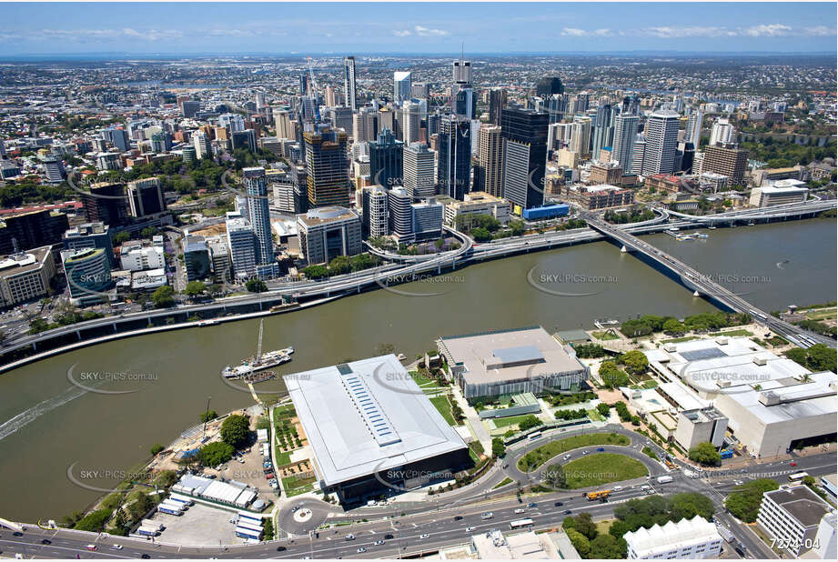 Aerial Photo Brisbane CBD QLD Aerial Photography