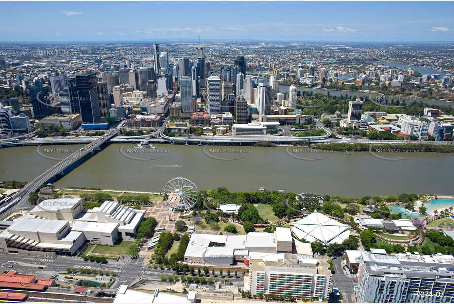 Aerial Photo Brisbane CBD QLD Aerial Photography