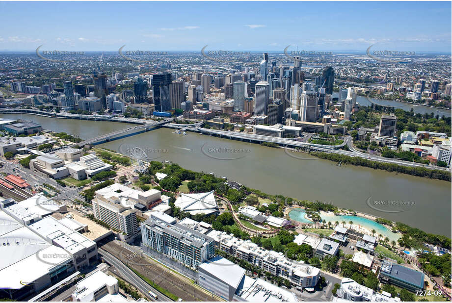 Aerial Photo Brisbane CBD QLD Aerial Photography