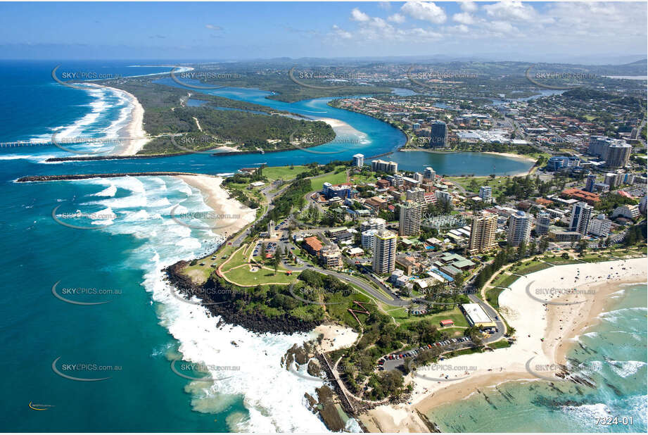 Aerial Photo Coolangatta QLD Aerial Photography