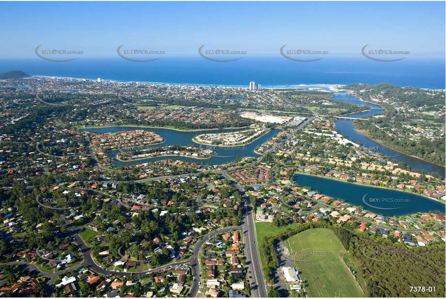 Aerial Photo Currumbin Waters QLD Aerial Photography