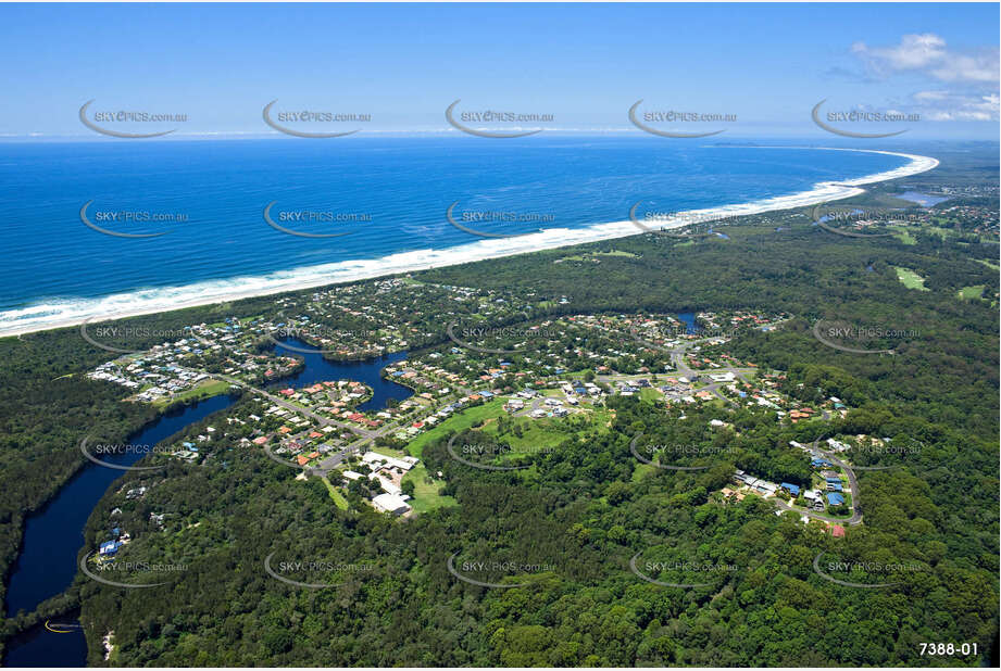 Aerial Photo South Golden Beach Aerial Photography