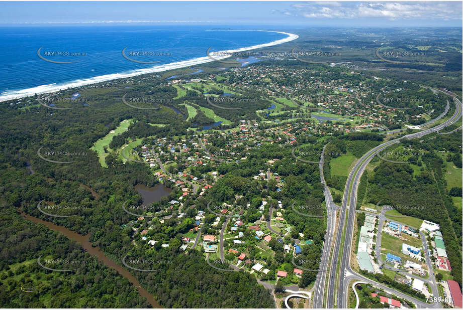 Aerial Photo Ocean Shores NSW Aerial Photography