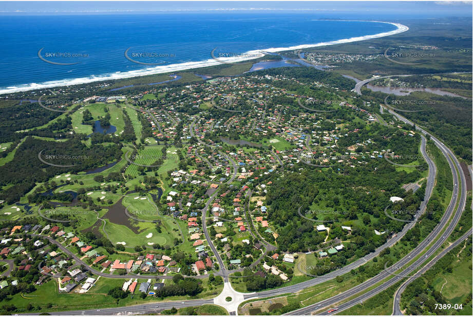 Aerial Photo Ocean Shores NSW Aerial Photography