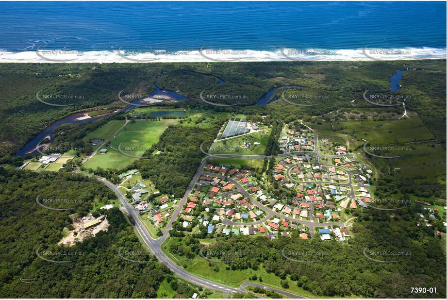 Aerial Photo Brunswick Heads NSW Aerial Photography