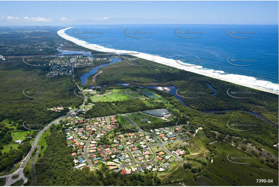 Aerial Photo Brunswick Heads NSW Aerial Photography