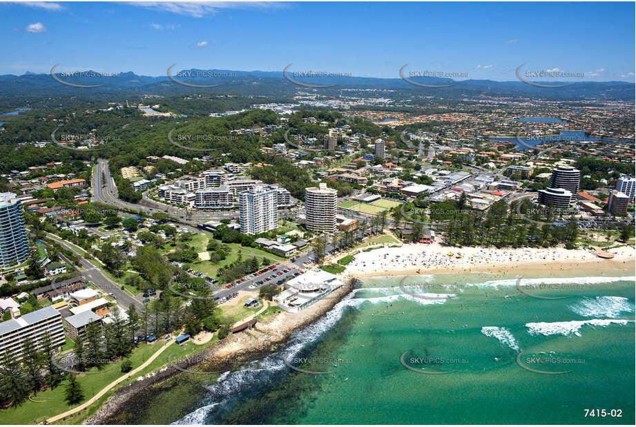 Aerial Photo Burleigh Heads QLD Aerial Photography
