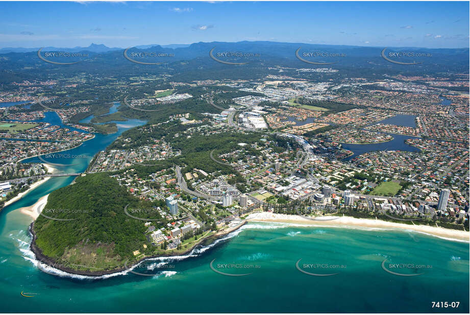 Aerial Photo Burleigh Heads QLD Aerial Photography