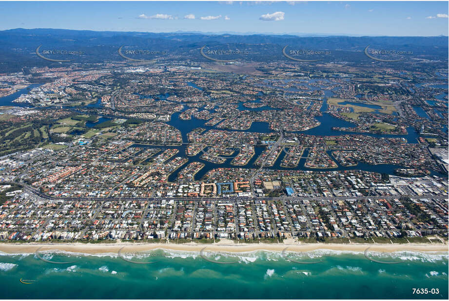 Aerial Photo Mermaid Beach QLD Aerial Photography