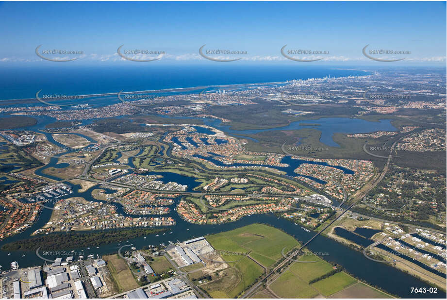 Aerial Photo Hope Island QLD Aerial Photography