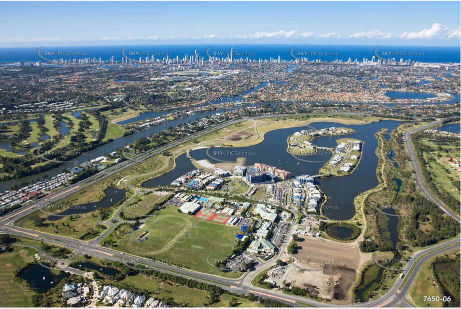 Aerial Photo Carrara QLD Aerial Photography