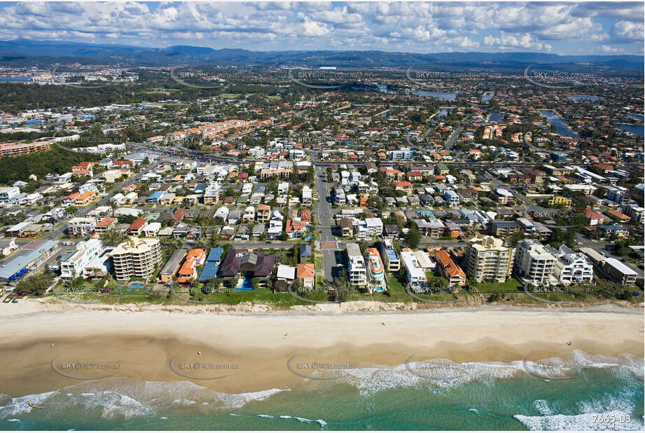 Aerial Photo Mermaid Beach QLD Aerial Photography