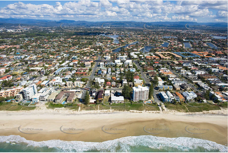 Aerial Photo Mermaid Beach QLD Aerial Photography