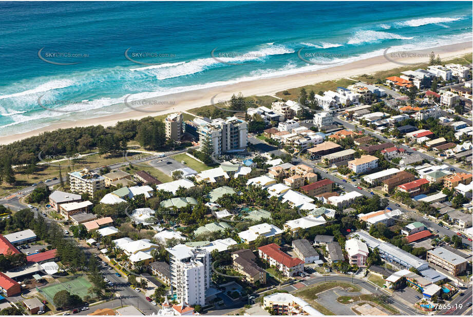 Aerial Photo Mermaid Beach QLD Aerial Photography