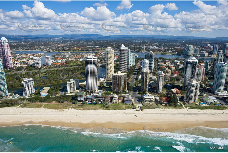 Aerial Photo Main Beach QLD Aerial Photography