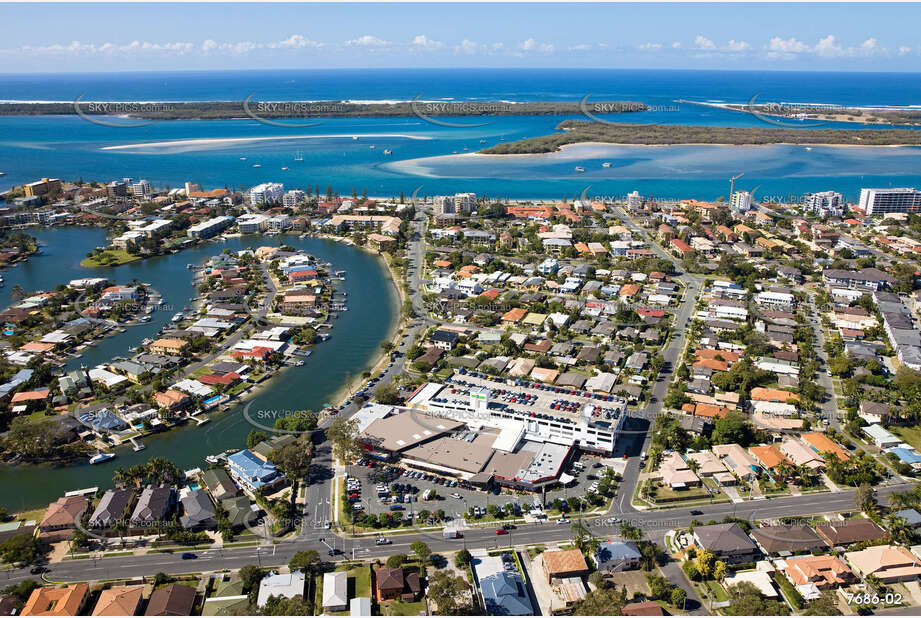 Aerial Photo Biggera Waters QLD Aerial Photography