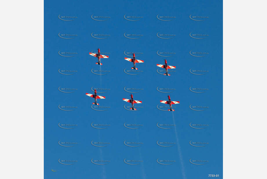 The Roulettes Aerobatic Team QLD Aerial Photography