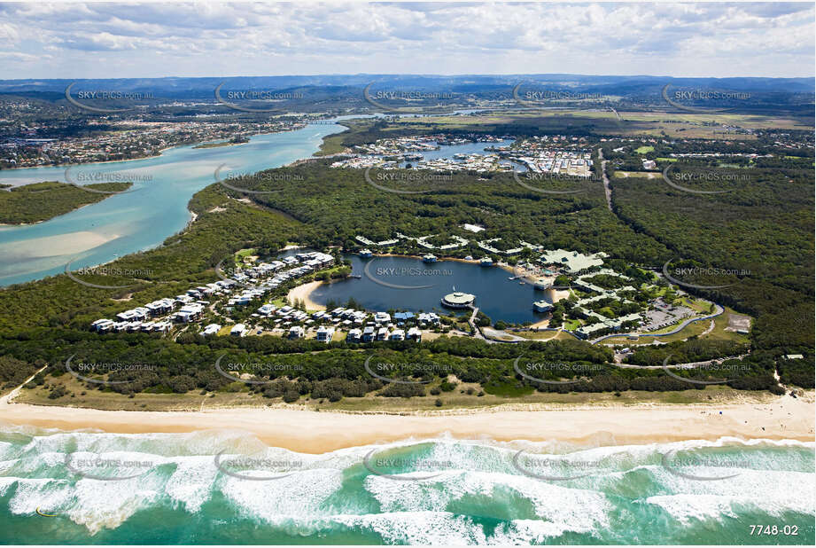 Aerial Photo Twin Waters QLD Aerial Photography