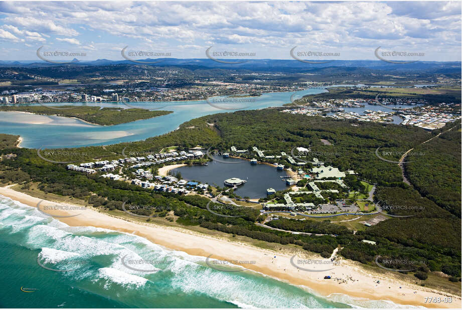 Aerial Photo Twin Waters QLD Aerial Photography