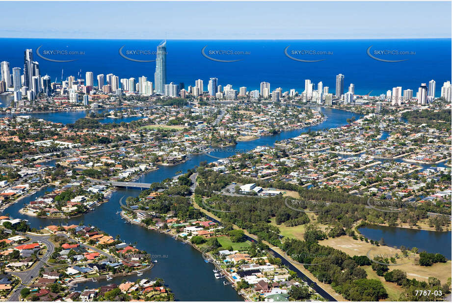 Aerial Photo Broadbeach Waters QLD Aerial Photography