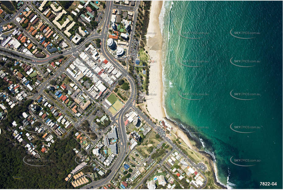 Vertical Aerial Photo Burleigh Heads QLD Aerial Photography