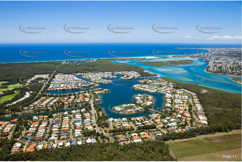Aerial Photo Twin Waters QLD Aerial Photography